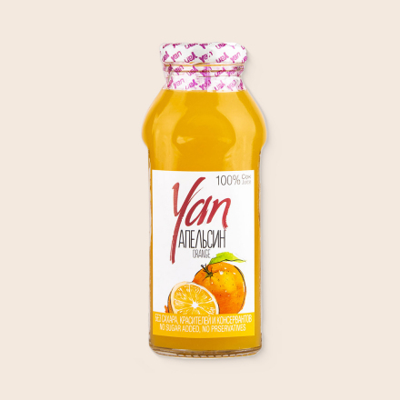 Апельсиновый сок восстановленный YAN 250мл