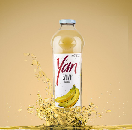 Банановый сок восстановленный YAN 930мл
