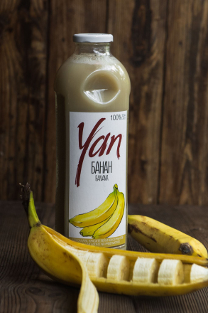 Банановый сок восстановленный YAN 930мл