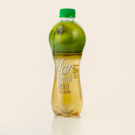 Яблочный сокосодержащий газированный напиток YAN Sparkling 470мл