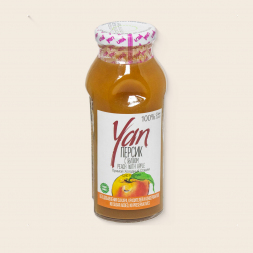 Персиково-яблочный сок прямого холодного отжима YAN 250мл