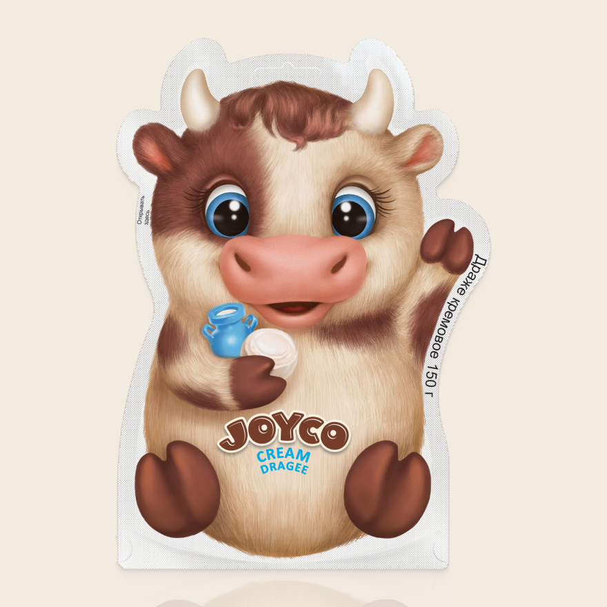 Конфеты Кремовое драже Joyco Коровка 150г