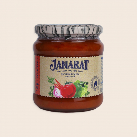 Овощная смесь жареная Janarat 450 мл
