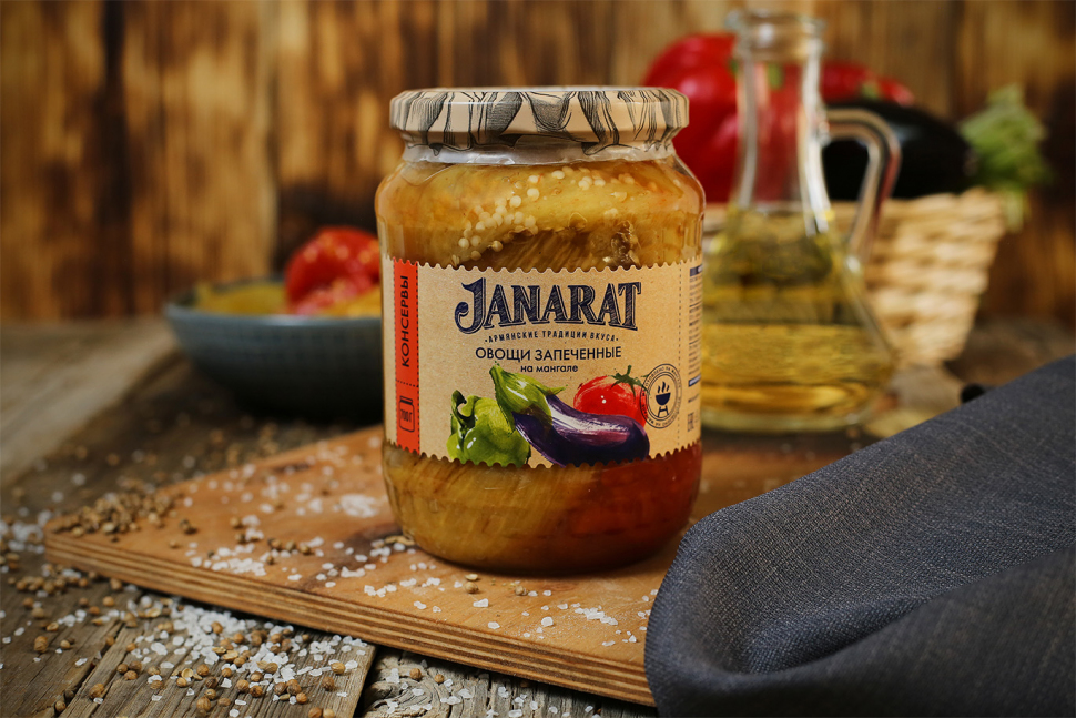 Овощи запеченные на мангале Janarat 720 мл